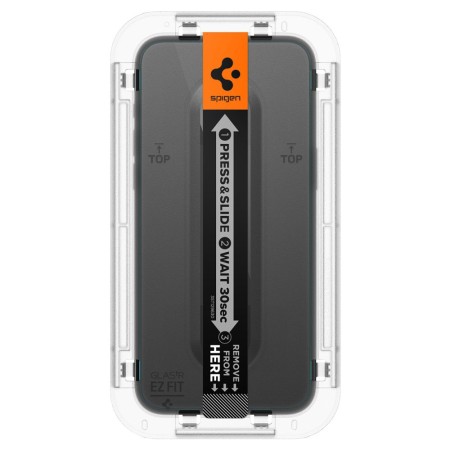 Folie pentru iPhone 15 Pro (set 2) - Spigen Glas.TR EZ FIT - Clear