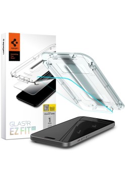 Folie pentru iPhone 15 Plus - Spigen Glas.TR EZ FIT - Clear
