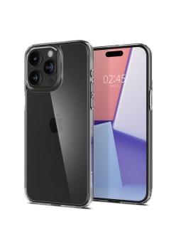 Husa pentru iPhone 15 Plus - Spigen Air Skin Hybrid - Crystal Clear