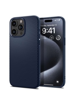 Husa pentru iPhone 15 Pro - Spigen Liquid Air - Navy Blue