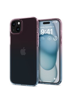 Husa pentru iPhone 15 - Spigen Liquid Crystal - Gradation Pink