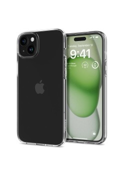 Husa pentru iPhone 15 Plus - Spigen Liquid Crystal - Clear