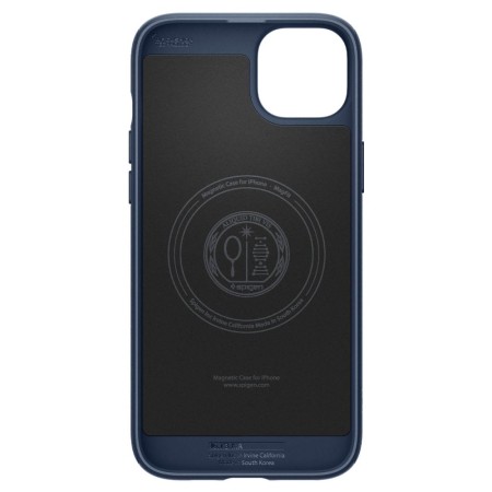 Husa pentru iPhone 15 - Spigen Mag Armor - Navy Blue