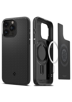 Husa pentru iPhone 15 Pro Max - Spigen Mag Armor - Matte Black
