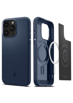 Husa pentru iPhone 15 Pro Max - Spigen Mag Armor - Navy Blue