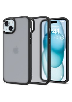 Husa pentru iPhone 15 - Spigen Ultra Hybrid - Frost Black