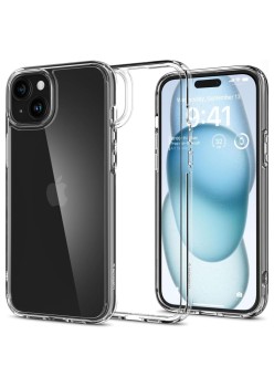 Husa pentru iPhone 15 - Spigen Ultra Hybrid - Clear