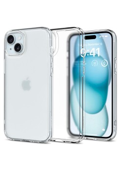 Husa pentru iPhone 15 - Spigen Ultra Hybrid - Frost Clear