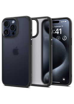Husa pentru iPhone 15 Pro - Spigen Ultra Hybrid - Frost Black
