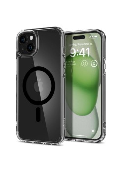 Husa pentru iPhone 15 - Spigen Ultra Hybrid MagSafe - Black