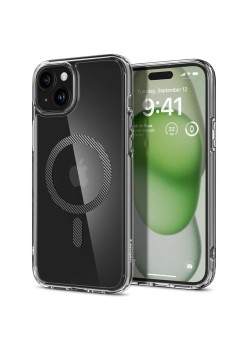 Husa pentru iPhone 15 - Spigen Ultra Hybrid MagSafe - Carbon Fiber