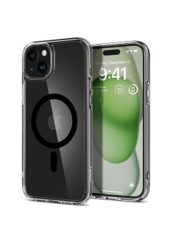Husa pentru iPhone 15 Plus - Spigen Ultra Hybrid MagSafe - Black