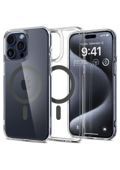 Husa pentru iPhone 15 Pro - Spigen Ultra Hybrid MagSafe - Graphite
