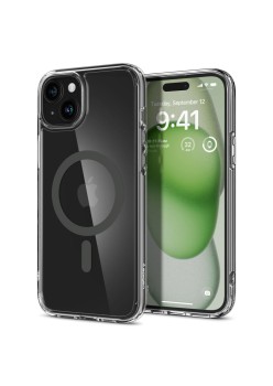 Husa pentru iPhone 15 - Spigen Ultra Hybrid MagSafe - Graphite
