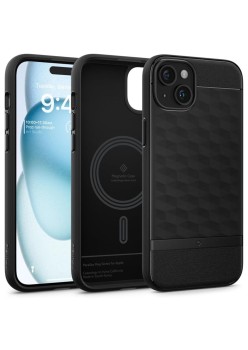 Husa pentru iPhone 15 - Spigen Caseology Parallax MagSafe - Matte Black