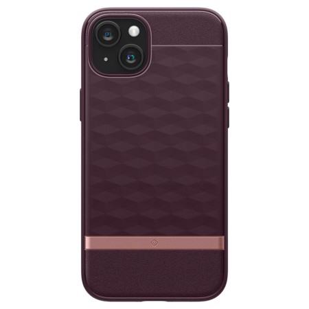 Husa pentru iPhone 15 - Spigen Caseology Parallax MagSafe - Burgundy