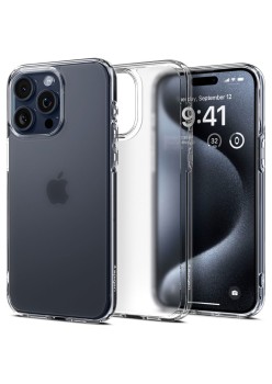 Husa pentru iPhone 15 Pro - Spigen Ultra Hybrid - Frost Clear