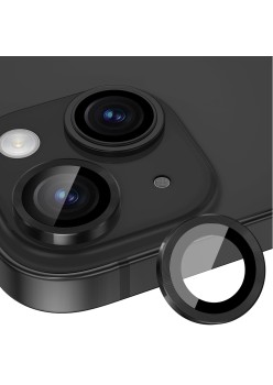 Folie pentru iPhone 15 / 15 Plus - Lito S+ Camera Glass Protector - Black