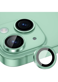 Folie pentru iPhone 15 / 15 Plus - Lito S+ Camera Glass Protector - Green