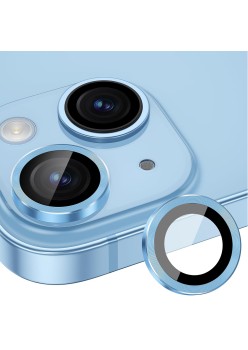 Folie pentru iPhone 15 / 15 Plus - Lito S+ Camera Glass Protector - Blue