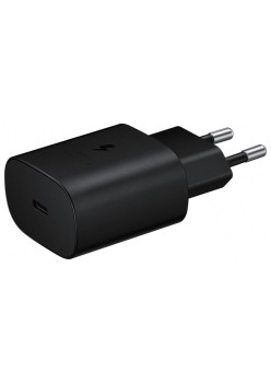 Incarcator de Priza Type-C, 25W, 3A - Samsung (EP-TA800EBE) - Black (Bulk Packing)