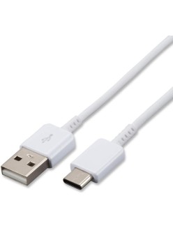 Cablu de Date USB Type-C, 3A, 1.2m - Samsung (EP-DN930CWE) - White (Bulk Packing)