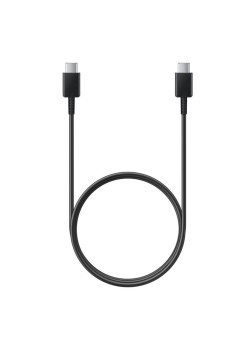 Cablu de Date USB-C la Type-C Fast Charging 3A, 1m - Samsung (EP-DA705BBEGWW) - Black (Bulk Packing)