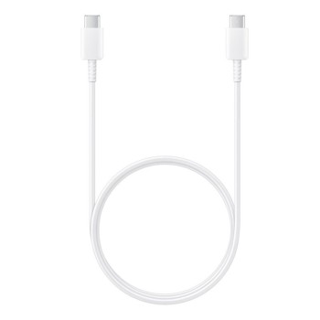 Cablu de Date USB-C la Type-C Fast Charging 3A, 1m - Samsung (EP-DA705BWE) - White (Bulk Packing)