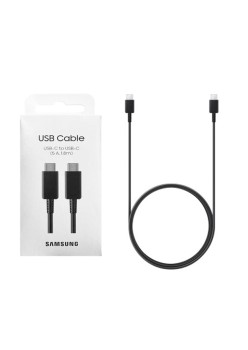 Cablu de Date Type-C to Type-C Fast Charging 5A, 1.8m - Samsung (EP-DX510JBEGEU) - White (Blister Packing)