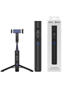 Samsung CandT - ITFIT Selfie Stick P007 (GP-TOU020SAABW) - Stable Bluetooth Tripod, Remote Controller - Black (Blister Packing)