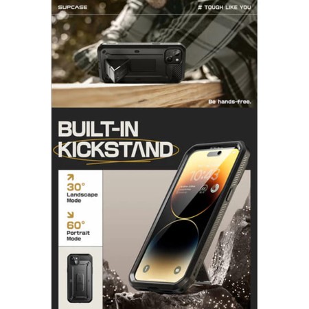 Husa pentru iPhone 15 - Supcase Unicorn Beetle Pro - Black