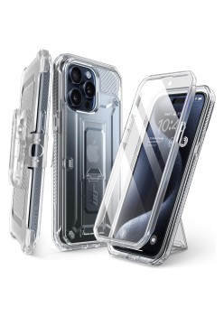Husa pentru iPhone 15 Pro Max - Supcase Unicorn Beetle Pro - Clear