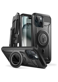Husa pentru iPhone 15 - Supcase Unicorn Beetle Pro MagSafe - Black