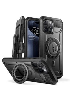 Husa pentru iPhone 15 Pro - Supcase Unicorn Beetle Pro MagSafe - Black