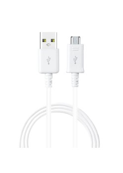 Cablu de Date USB to Micro-USB, 2A, 1.5m - Samsung (ECB-DU4EWE) - White (Bulk Packing)
