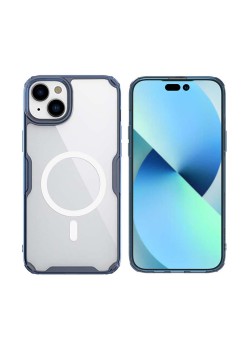Husa pentru iPhone 15 Plus - Nillkin Nature TPU MagSafe Case - Blue