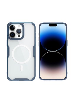Husa pentru iPhone 15 Pro Max - Nillkin Nature TPU MagSafe Case - Blue