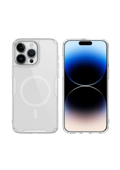Husa pentru iPhone 15 Pro Max - Nillkin Nature TPU MagSafe Case - Transparent