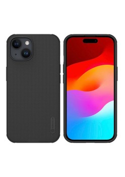 Husa pentru iPhone 15 - Nillkin Super Frosted Shield Pro - Black