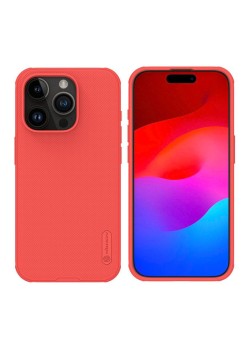 Husa pentru iPhone 15 Pro - Nillkin Super Frosted Shield Pro - Red