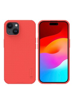 Husa pentru iPhone 15 Plus - Nillkin Super Frosted Shield Pro - Red