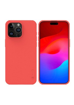 Husa pentru iPhone 15 Pro Max - Nillkin Super Frosted Shield Pro - Red