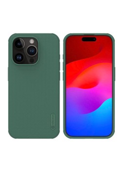 Husa pentru iPhone 15 Pro - Nillkin Super Frosted Shield Pro - Deep Green