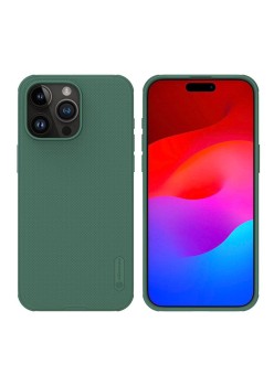 Husa pentru iPhone 15 Pro Max - Nillkin Super Frosted Shield Pro - Deep Green