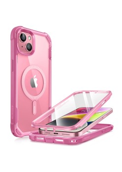 Husa pentru iPhone 15 - i-Blason Ares MagSafe - Pink