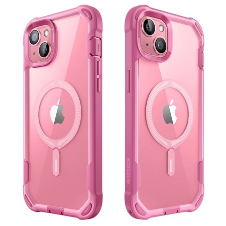 Husa pentru iPhone 15 - i-Blason Ares MagSafe - Pink