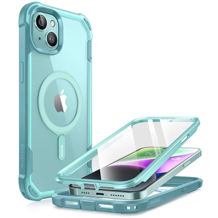 Husa pentru iPhone 15 - i-Blason Ares MagSafe - SeaFoam
