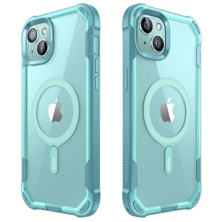 Husa pentru iPhone 15 - i-Blason Ares MagSafe - SeaFoam