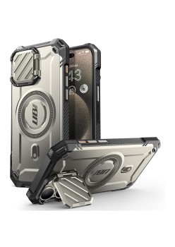 Husa pentru iPhone 15 Pro Max - Supcase Unicorn Beetle XT MagSafe - Titan Gray