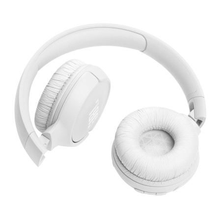Casti Bluetooth on-ear cu microfon, pliabile - JBL (Tune 520) - White